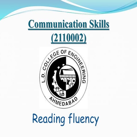 Reading fluency