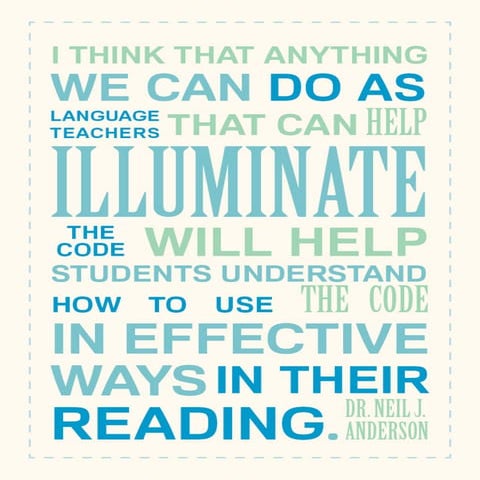 Reading Horizons Inspiration - Dr. Neil J. Anderson