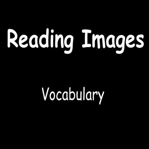 Visual Literacy and Advertising Techniques Glossary of Terms
