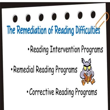 Reading Intervention
