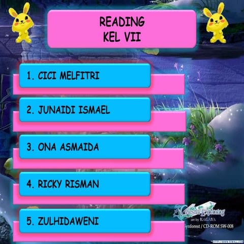 Reading III | PPT