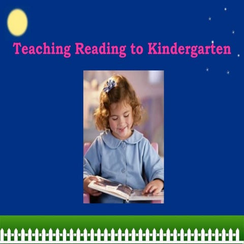 Reading in Kindergarten