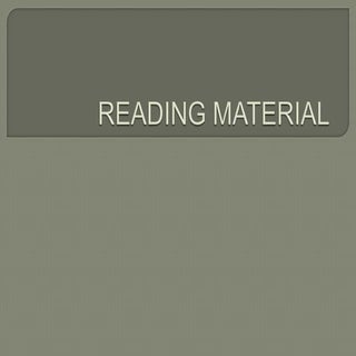 Reading material (rully)