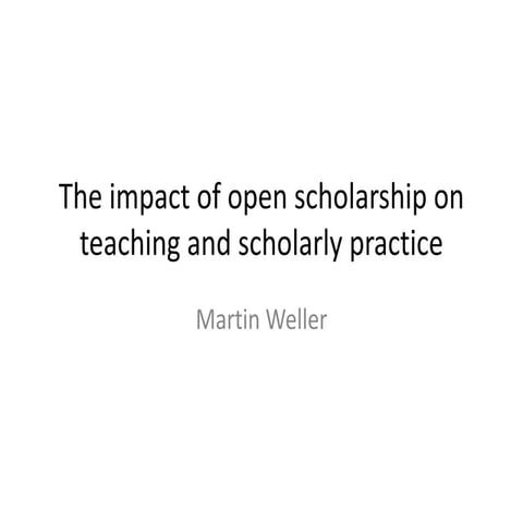What can openness do for teachers