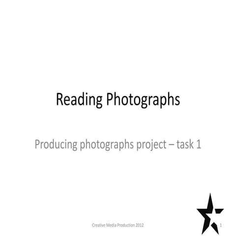 Reading photographs
