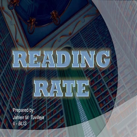 Calculate Reading Rate