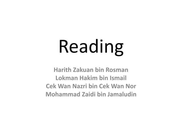 Reading Skill