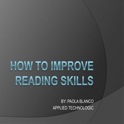 Reading skill