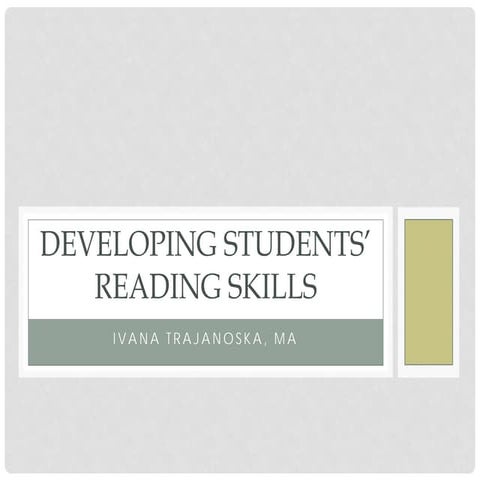 Reading skill