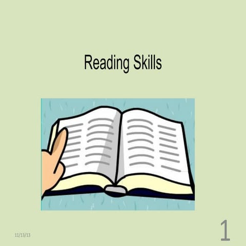 Reading skills 