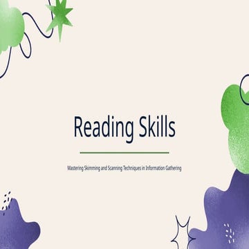 Mastering Skimming and Scanning Techniques for Efficient Reading and ...