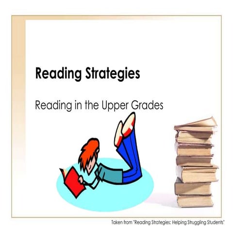 Reading strategies