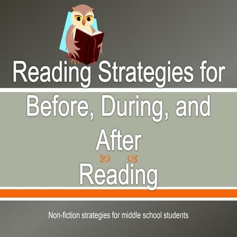 Reading strategies