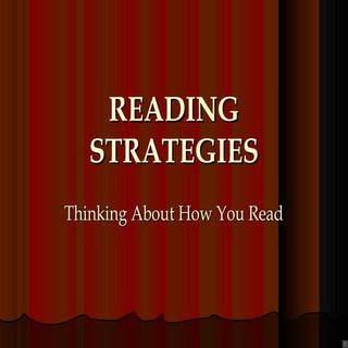 Reading strategies