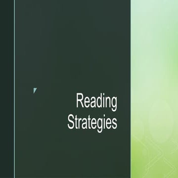 Reading Strategies. the students can understand about the text clearly