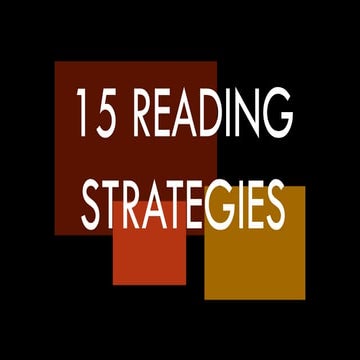 Reading Strategies