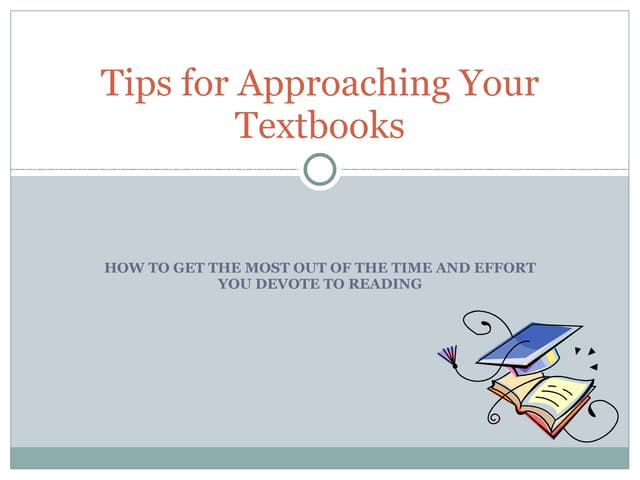 Reading textbooks