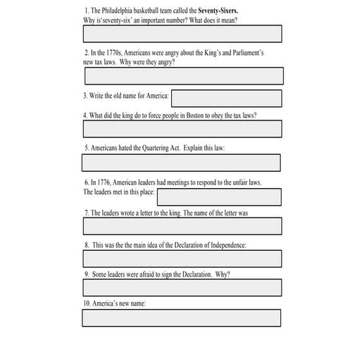 Reading the Declaration of Independence