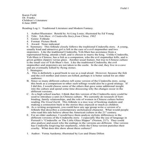 Reading traditionalliterature