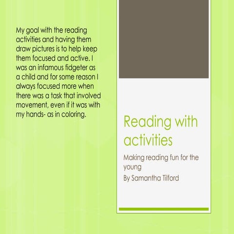 Reading with activities