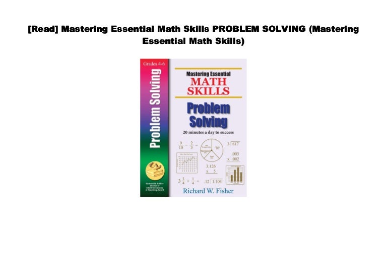  pdf mastering essential math skills problem solving mastering esse 