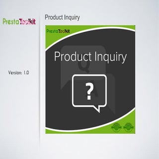 PrestaShop Product Inquiry Module