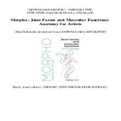 Read Morpho Joint Forms and Muscular Functions Anatomy for Artists PDF)