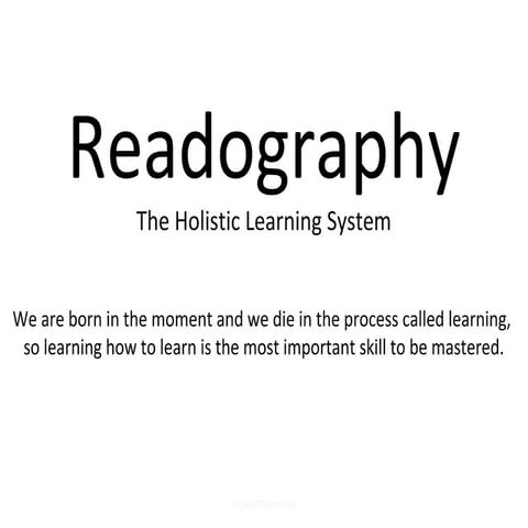 Readography   the holistic learning system