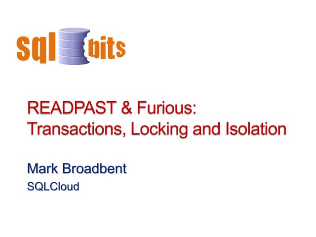 READPAST & Furious: Locking 