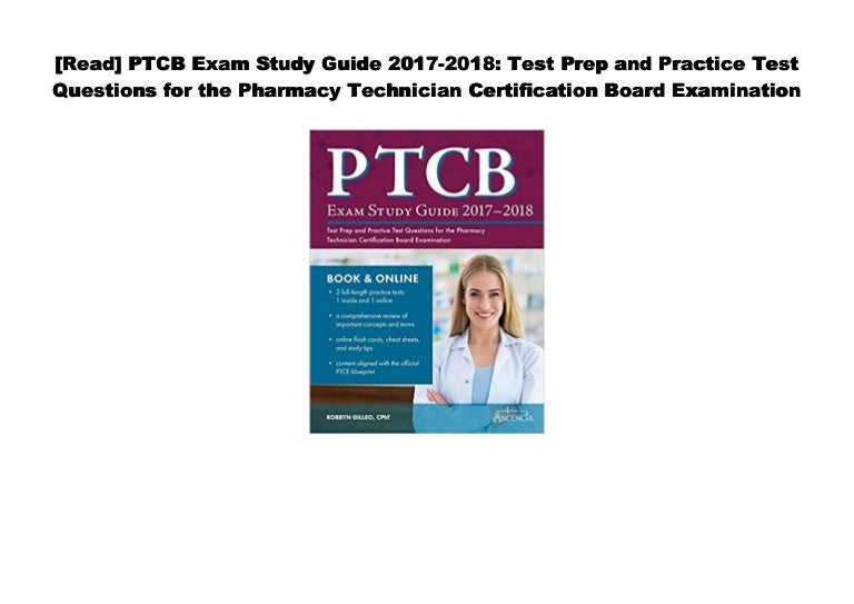 Best Book To Study For Ptcb Exam 2018 Study Poster