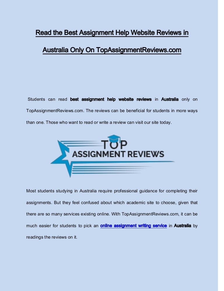 Top 10 Most Trusted Online Assignment Help Websites 