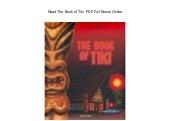 Read The Book of Tiki  PDF Full Ebo...