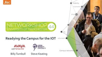 Readying the campus for the internet of things (io t) - Networkshop44