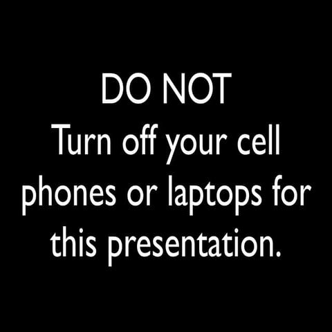 Ready or Not: The future of networks and community