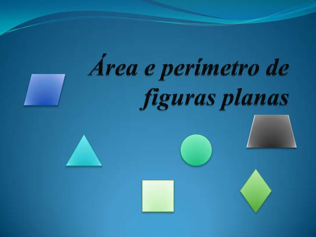 Área e perímetro de figuras planas ...
