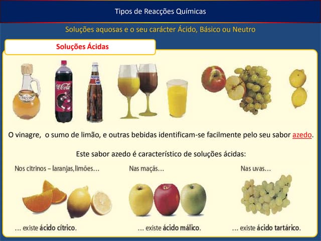 Reações ácido base