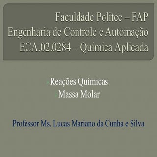 Reações químicas