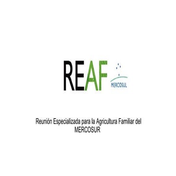 REAF formas de trabajo integración enfoque género