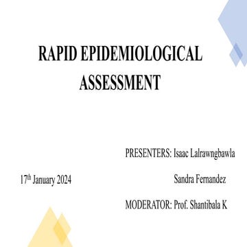 Seminar on Rapid Epidemiological Assessment.pptx