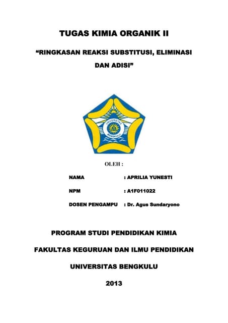 Reaksi senyawa karbon
