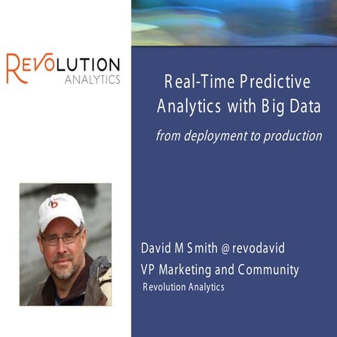Real-time Big Data Analytics: From Deployment to Production