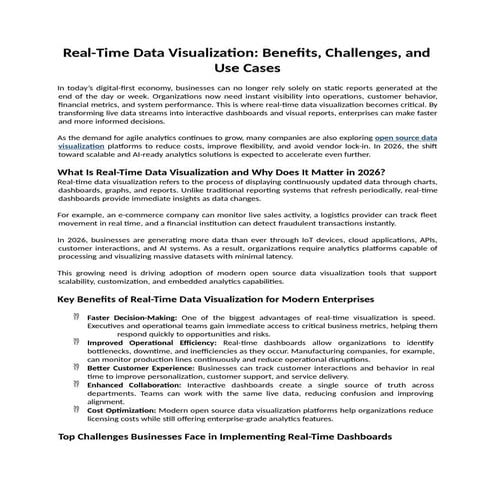 What exactly is real-time data visualization? | PDF