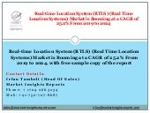 Real time location system (rtls) (real time location systems) is booming at a cagr of 25.2% from 2019 to 2024
