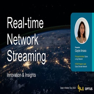 Real-time Network Streaming Innovation & Insights | PPT