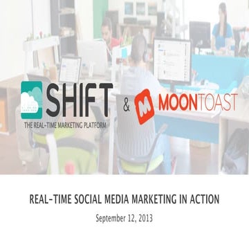 Real time social media marketing in action