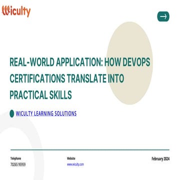 Real-World Application How DevOps Certifications Translate into Practical Ski...