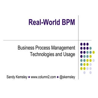 Real World BPM