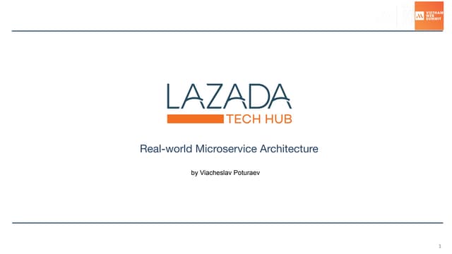 Real world microservice architecture