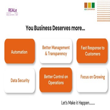 Comprehensive ERP Solutions for real estate industry | PDF