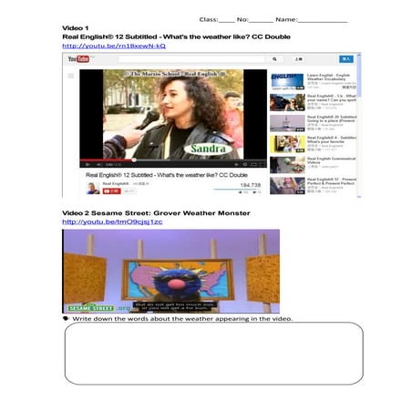 Real english what's the weather like 2